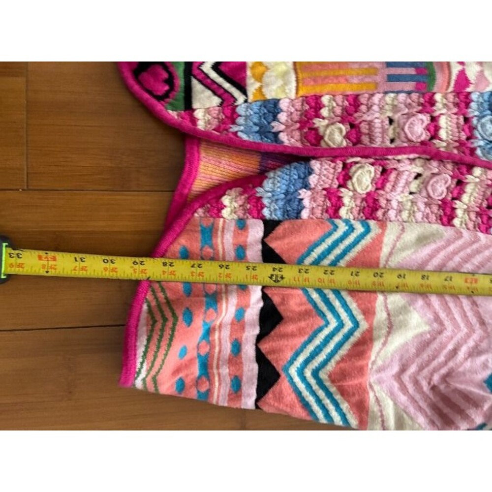 Pilcro Anthropologie Colorful Crochet Cardigan One Size - Picture 7 of 7
